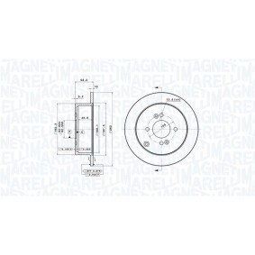 Bremsscheibe 360406092500 von MAGNETI MARELLI günstig für 110,36 € online kaufen