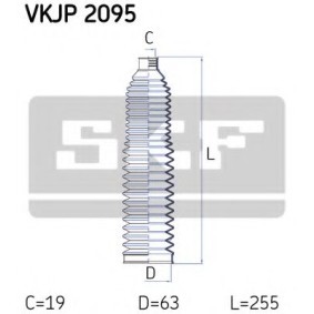 Acquista Kit soffietto, Sterzo da SKF VKJP 2095 a buon mercato per soli 22,73 €