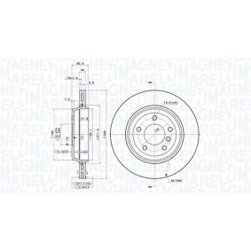 Bremsscheibe 360406004201 von MAGNETI MARELLI günstig für 119,46 € online kaufen