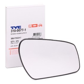 Spiegelglas, Außenspiegel 310-0077-1 von TYC günstig für 11,15 € online kaufen