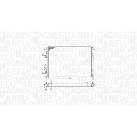 Achetez des Condenseur, climatisation MAGNETI MARELLI 350203662000 à prix pour 296,29 €