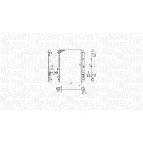 Achetez des Condenseur, climatisation MAGNETI MARELLI 350203663000 à prix pour 170,35 €