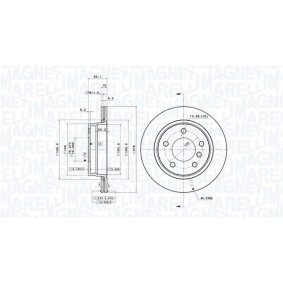 Bremsscheibe 360406016601 von MAGNETI MARELLI günstig für 88,70 € online kaufen