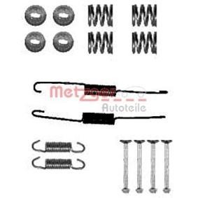 Achetez des Kit d'accessoires, mâchoire de frein METZGER 105-0879 à prix pour 13,45 €