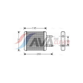 Compre Radiador de AVA COOLING SYSTEMS online para GENESIS (BH) a preços moderados