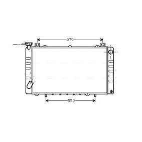 Acquista Radiatore da AVA COOLING SYSTEMS online per Patrol III/2 SUV (W260) a prezzi moderati