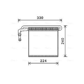 Compre Evaporador de AVA COOLING SYSTEMS online para Focus Mk2 Van / Carrinha a preços moderados