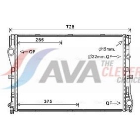 Acquista Radiatore aria condizionata da AVA COOLING SYSTEMS online per ESCORT III (GAA) a prezzi moderati