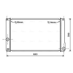 Comprar Radiador, refrigeración del motor de AVA COOLING SYSTEMS TO2608 a bajo precio de 163,79 €