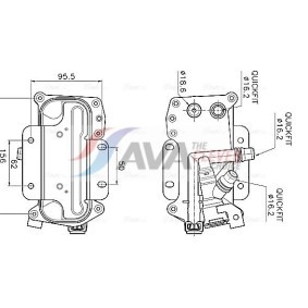 Compre Radiador, arrefecimento do motor da AVA COOLING SYSTEMS AL2044 a um preço baixo por 64,66 €