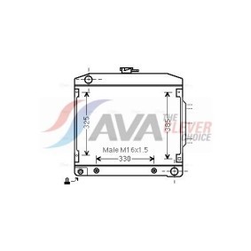 Acquista Intercooler da AVA COOLING SYSTEMS online per Escort V Hatchback (GAL) a prezzi moderati