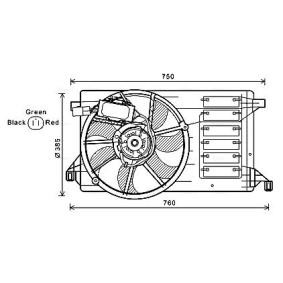 Acquista Ventola radiatore da AVA COOLING SYSTEMS online per 3 Tre volumi (BL) a prezzi moderati