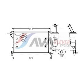Compre Evaporador de AVA COOLING SYSTEMS online para Focus Mk2 Van / Carrinha a preços moderados