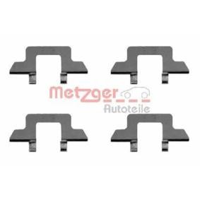 Zubehörsatz, Scheibenbremsbelag für CITROËN von METZGER