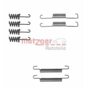 Compre Kit de acessórios, maxilas do travão de METZGER online para LT 28-35 I Autocarro (281-363) a preços moderados