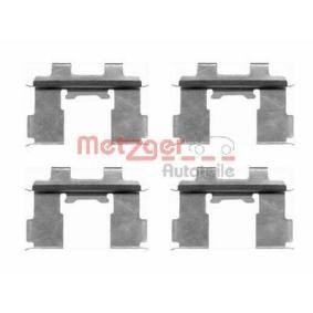 Achetez des Kit d'accessoires, plaquette de frein à disque de chez METZGER en ligne pour H-1 Camion plate-forme/Châssis à prix modérés
