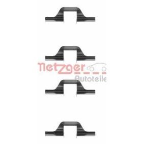 Comprar Kit de accesorios, pastillas de frenos de METZGER 109-1263 a bajo precio de 4,36 €