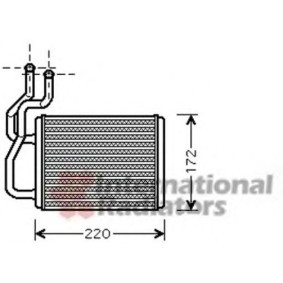 Wärmetauscher, Innenraumheizung 83006118 von VAN WEZEL günstig für 160,31 € online kaufen