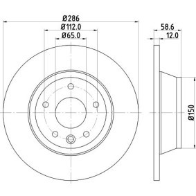 Wasserpumpe für SEAT von HELLA
