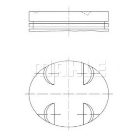 Compre Pistão de MAHLE ORIGINAL online para SL (R230) a preços moderados