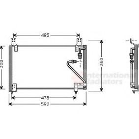 Compre Condensador de aire acondicionado de VAN WEZEL online para 323 III Station Wagon (BW) a precios moderados