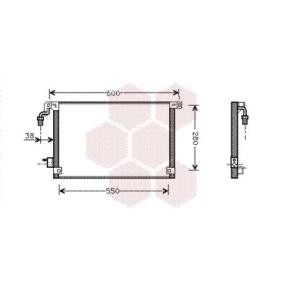 Compre Condensador, ar condicionado da VAN WEZEL 09005172 a um preço baixo por 116,65 €