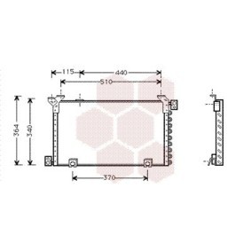 Compre Condensador de aire acondicionado de VAN WEZEL online para CELICA (ST20_, AT20_) a precios moderados