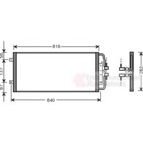 Compre Condensador, ar condicionado da VAN WEZEL 37005302 a um preço baixo por 639,18 €