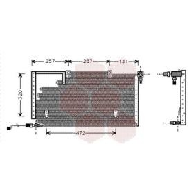 Compre Condensador de ar condicionado de VAN WEZEL online para 100 Sedan (44, 44Q, C3) a preços moderados