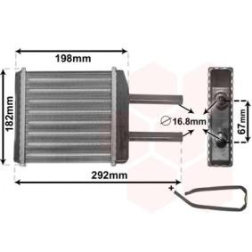 Wärmetauscher, Innenraumheizung 81006024 von VAN WEZEL günstig für 40,80 € online kaufen