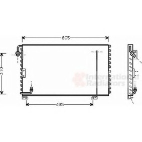 Comprar Condensador, aire acondicionado de VAN WEZEL 74005019 a bajo precio de 843,72 €