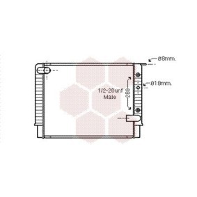 Kjøp Radiator, motorkjøling av VAN WEZEL 59002034 til den lave prisen 3506,96 NOK
