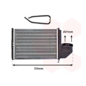 Compre Permutador de calor, aquecimento do habitáculo da VAN WEZEL 06006172 a um preço baixo por 40,29 €