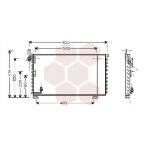 Comprar Condensador, aire acondicionado de VAN WEZEL 74005025 a bajo precio de 716,55 €
