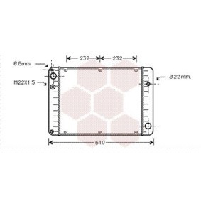 Compre Radiador de VAN WEZEL online para 944 a preços moderados