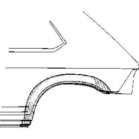 Compre Painel lateral da VAN WEZEL 1725146 a um preço baixo por 24,97 €