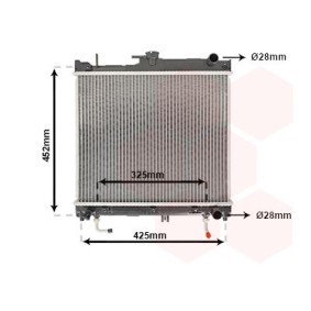 Comprar Radiador, refrigeración del motor de VAN WEZEL 52002109 a bajo precio de 218,54 €