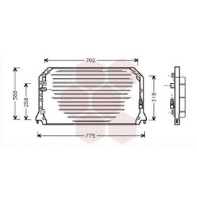Compre Condensador de aire acondicionado de VAN WEZEL online para Camry Berlina (_V2_) a precios moderados