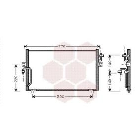 Compre Condensador de aire acondicionado de VAN WEZEL online para PRIMERA (P11) a precios moderados