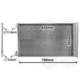 Acquista Condensatore climatizzatore da VAN WEZEL 37005478 a buon mercato per soli 139,57 €