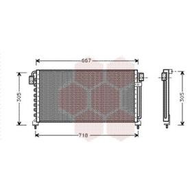 Compre Condensador de ar condicionado de VAN WEZEL online para Legacy II Sedan (BD) a preços moderados
