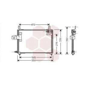 Acquista Condensatore climatizzatore da VAN WEZEL 83005006 a buon mercato per soli 117,74 €