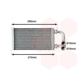 Compre Permutador de calor, aquecimento do habitáculo da VAN WEZEL 06006173 a um preço baixo por 69,16 €