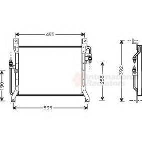 Compre Condensador de aire acondicionado de VAN WEZEL online para Serie B Pick-up (UF) a precios moderados