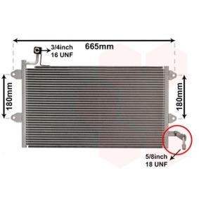Comprar Condensador, aire acondicionado de VAN WEZEL 58005143 a bajo precio de 77,04 €