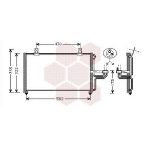Compre Condensador de ar condicionado de VAN WEZEL online para SHUMA (FB) a preços moderados