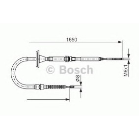 Achetez des Câble de frein à main BOSCH 1 987 477 482 à prix pour 46,46 €