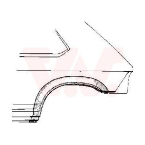 Compre Painel lateral da VAN WEZEL 1725145 a um preço baixo por 25,52 €