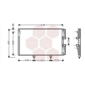 Compre Condensador de ar condicionado de VAN WEZEL online para LS (UCF20) a preços moderados
