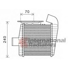 Comprar Intercooler de VAN WEZEL 82004231 a bajo precio de 187,92 €